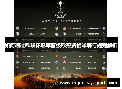 如何通过欧联杯冠军晋级欧冠资格详解与规则解析